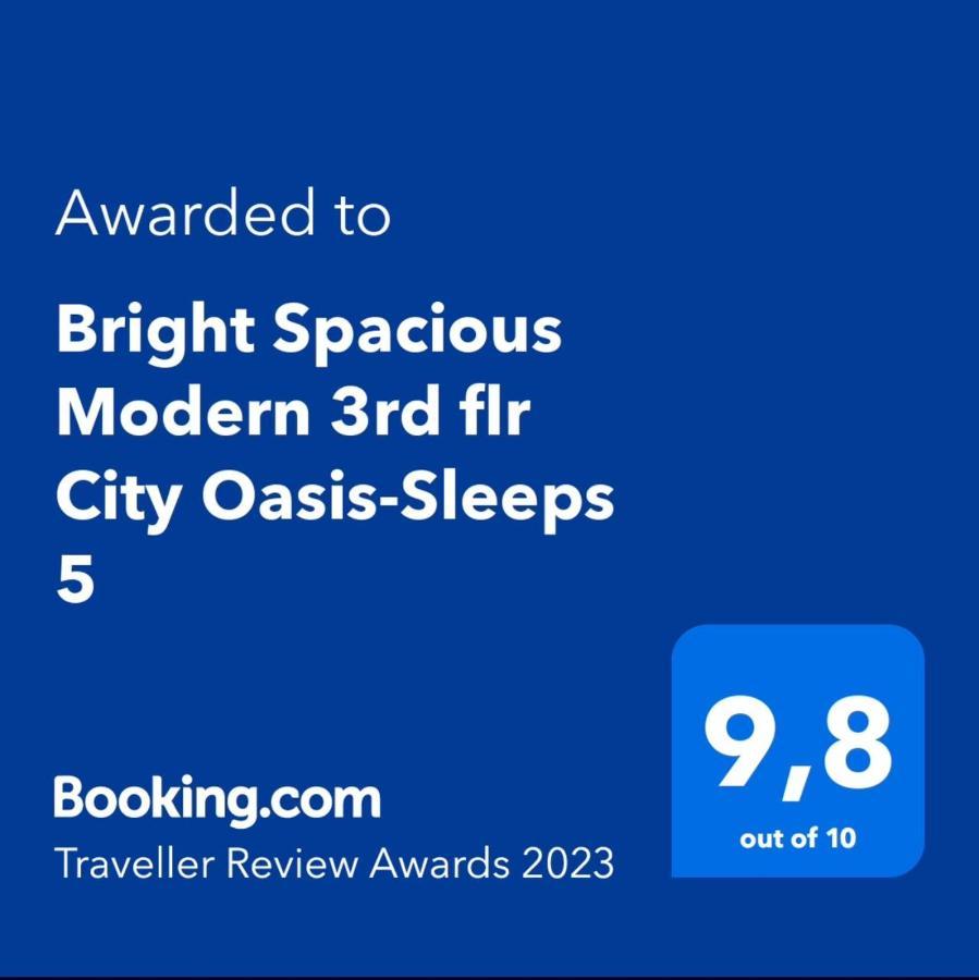 Bright Spacious Modern 3Rd Flr City Oasis-Sleeps 5 Apartment Athens Luaran gambar